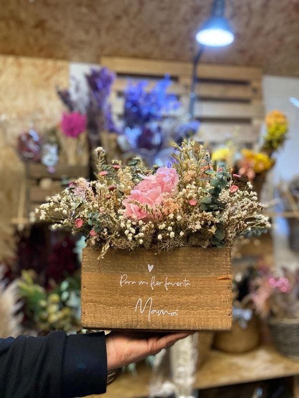 Caja personalizada de flor preservada - Imagen 1