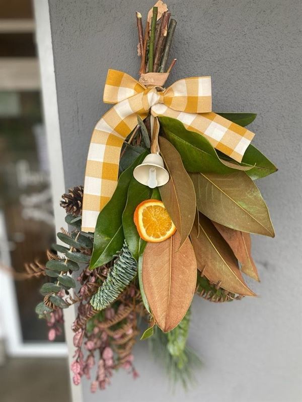 Ramo de Navidad para la puerta - Imagen 1