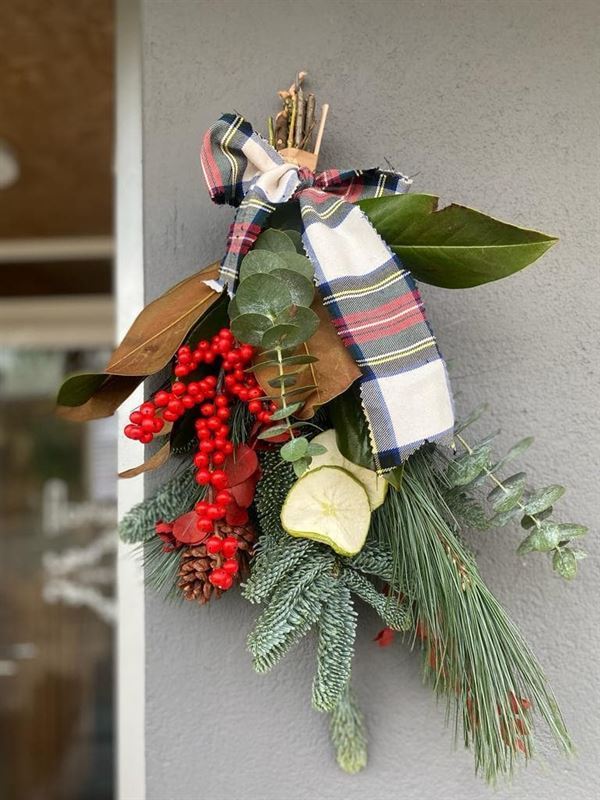 Ramo de Navidad para la puerta - Imagen 2