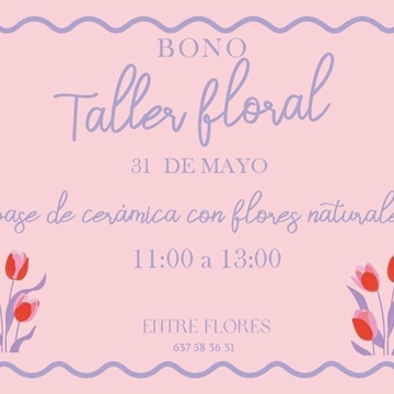 TALLER CERÁMICA CON FLORES - Imagen 1